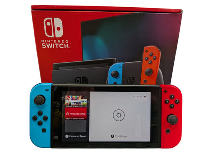 Nintendo Switch Console Boxed With Carry Case
