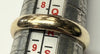 9ct gold wedding ring Q 1/2