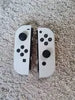 Nintendo Switch Joy Cons White Pair Oled Controllers Genuine with Grip