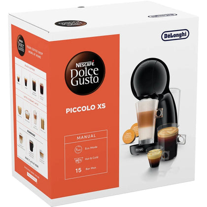 Nescafe Dolce Gusto Piccolo XS Manual Coffee Machine Black