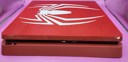 Playstation 4 Slim Console, 1TB Spider-Man Red, Unboxed With Controller. No Game