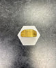 22ct Gold Gents Ring (Size V), 10.6g