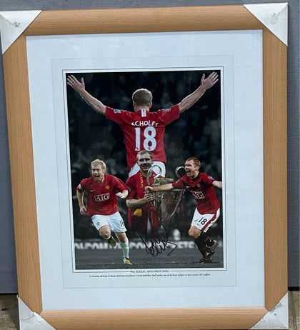 Manchester United FC ‘Paul Scholes’ Signed Memorabilia Certificate Of Authenticity *COLLECTION ONLY*