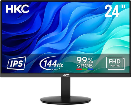HKC 24 inch FHD IPS Gaming Monitor 144Hz,1920x1080 99% sRGB