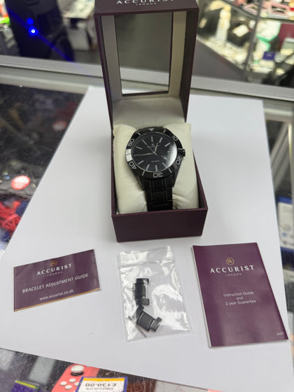ACCURIST MENS CAL_2115 WATCH BOXED WITH LINKS LEYLAND STORE