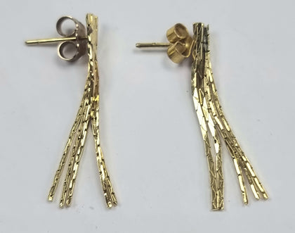 9ct Gold Tassel Earrings