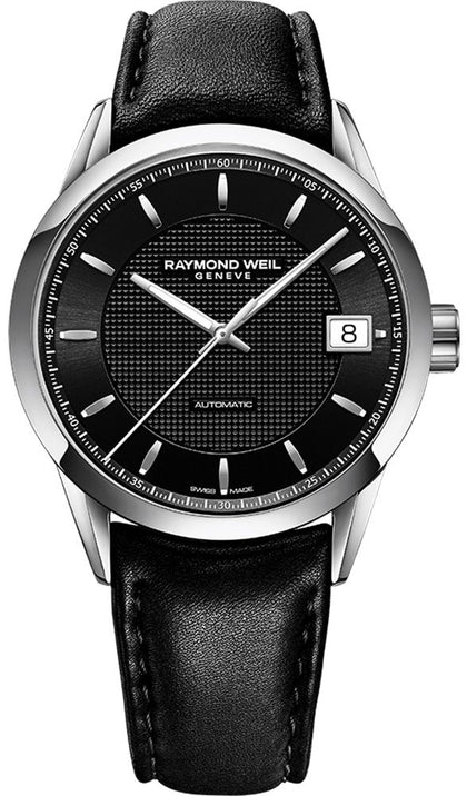 Raymond Weil Freelancer 2740-STC-20021 - Black leather men's watch