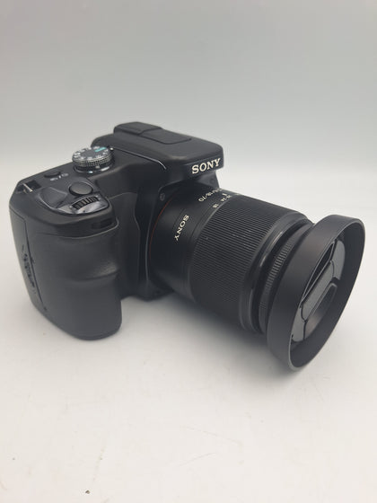 Sony alpha DSLR a100 Digital Camera with 18-70mm lens, battery and charger UNBOXED