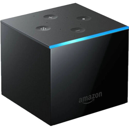 Amazon - Fire TV Cube 4K Ultra HD (2nd Gen Cube with 3rd Gen Alexa Voice Remote)