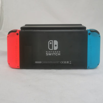 Nintendo Switch Console, 32GB + Neon Red/Blue Joy-Con, Nintendo Switch Carry Case, Dock & Charger Included