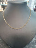 9ct Yellow Gold Belcher Chain - 17 inches - 6.33g