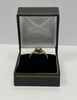 9ct Gold Ladies Ring, Dia Stone ( Size R ) 2.27g - ** Hallmarked **