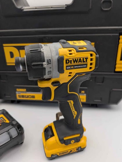 DeWALT 12V XR Brushless DCF601 Cordless Sub-Compact Impact Driver Kit - W/ 2ah Batt & Charger