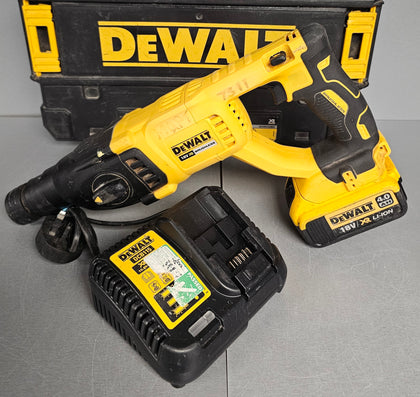 DEWALT DCH033 3kg 18V 1 x 4.0Ah Li-Ion XR Brushless Cordless SDS Plus Drill