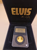 The 24ct The King of Rock ’n’ Roll 1/10th Elvis Coin