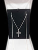 NEW SILVER CHAIN WITH CELTIC CROSS