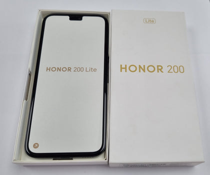HONOR 200 LITE 256GB 8GB RAM BLACK UNLOCKED OPEN BOX NEW LEYLAND