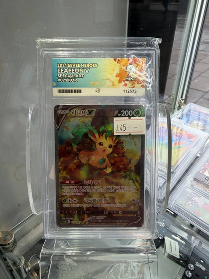 071 Eevee Heros Leafeon V Kor Ace 9