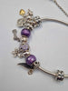 Pandora (ALE 925) Sterling Silver Charm Bracelet With 10x Charms & Safety - 8" Long - Boxed