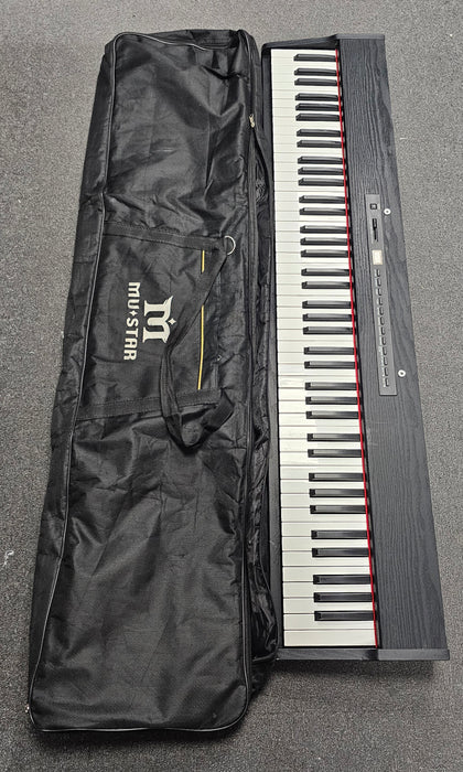 MUSTAR 88 Key Piano Keyboard Semi Weighted, Full Size Digital Piano 88 Weighted Keys for Beginners, Electric Piano **Collection Only**