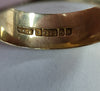 9ct Yellow Gold Band Ring - Size N - 4.6g