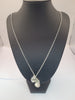 BRAND NEW SILVER CHAIN WITH HEART LOCKET 925 , WEIGHT 10.5G , LENGHT 24" COMES BOXED