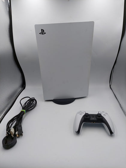 PlayStation 5 digital edition console 825GB White Unboxed with Controller and power cable