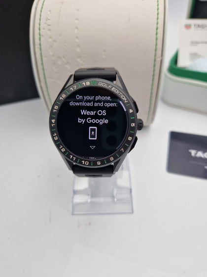 **DEAL** TAG Heuer Connected Calibre E3 Golf Edition Smartwatch - Rubber Strap - Boxed With All Papers & Accessories