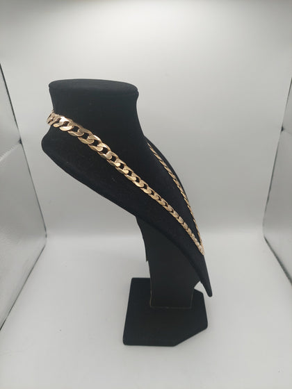 9k Gold Chain 90.2G Hallmarked(375)&Tested 22