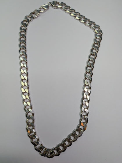 Heavy Silver Curb Chain 97.16g