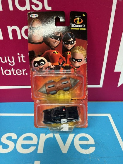 Jakks Incredibles 2 Underminer Tunneler & police car.