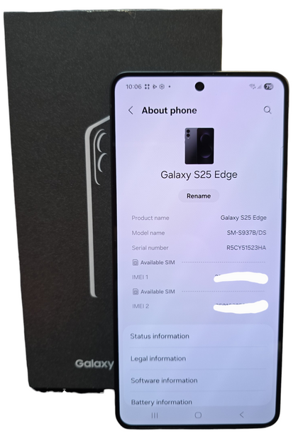 Samsung Galaxy S25 Edge - 512GB