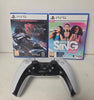 Sony PlayStation 5 Slim disc version console with 2 games