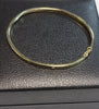 9CT - Yellow Gold Bangle - 4.99g - 2.5" - Hallmarked