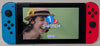 Nintendo Switch neon red/blue with 1 unboxed game