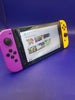 Nintendo Switch Console with Orange / Purple Joycons