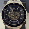 Maserati Mens Sfida Blue Skeleton Dial Watch