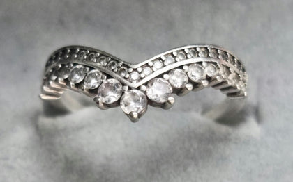 Pandora Princess Wishbone Ring Size 