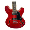 Vintage VSA500 Reissued 12-String Semi-Hollow Electric Guitar, Cherry Red