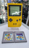 GAMEBOY POCKET YELLOW NINTENDO + 2 GAMES