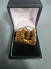 9ct GOLD EARRINGS 375 3.0G 1'' in Length