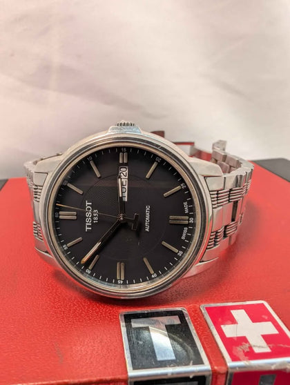 Tissot T065430A Automatic Dress Watch - Day/Date - Steel Bracelet - Boxed