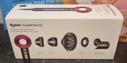 Dyson Supersonic Hair Dryer Iron/Fuchsia, **OPENED TO CHECK**