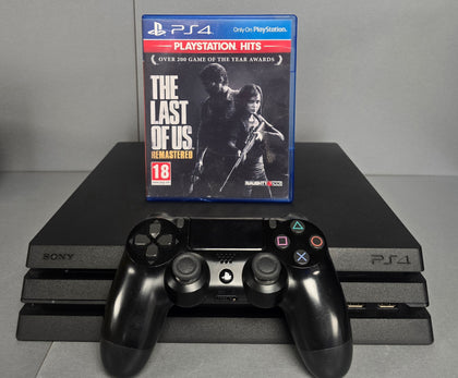 Sony Playstation 4 Pro Console, 1TB Black, Unboxed + The Last of Us