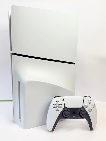 Playstation 5 Slim Console, 1TB, White, Disc Edition