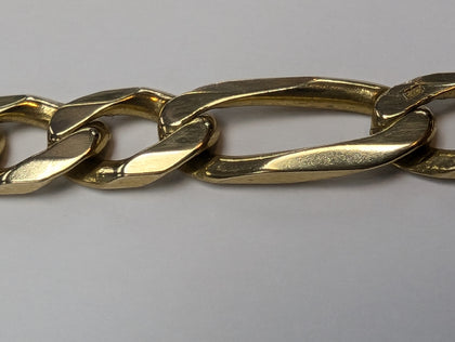 9CT GOLD FIGARO CHAIN 24