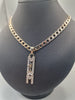 Gold Necklace 9ct 35.9G 22'' in Length with Mum Pendant