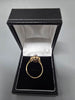 9ct Gold Ring with light Purple and white stones 375 2.2g Size P