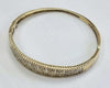 9ct Gold diamond Bangle