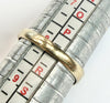 9ct yellow gold signet ring with stone size Q